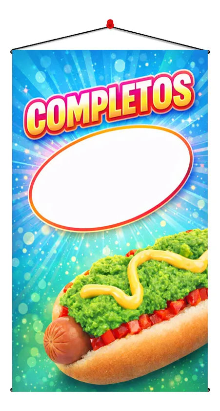Pendón Colgante Completos (35 x 70)