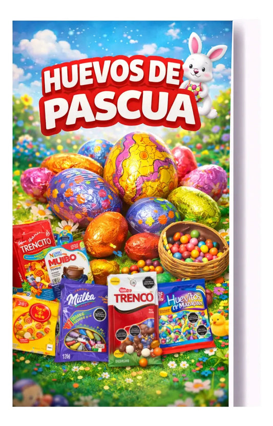 Pendón Colgante Huevos De Pascua Chocolate (50 x 100)
