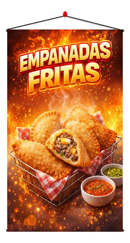 Pendón Colgante Empanadas Fritas (50 x 100)