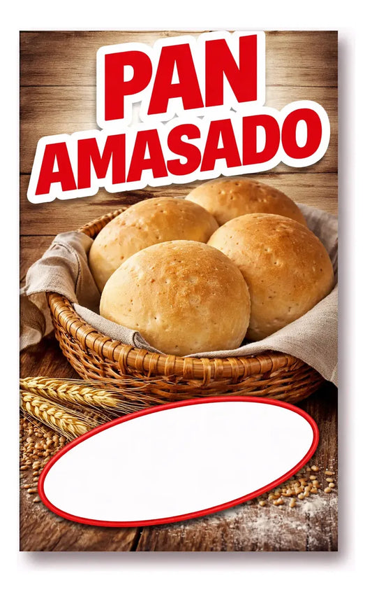 Pendón Colgante Pan Amasado(50 x 100)