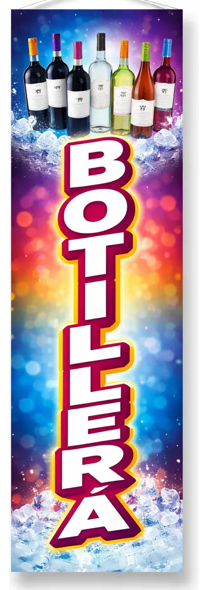 Mini Pendón Colgante De Botillería (20 x 100)