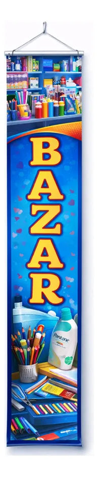 Mini Pendón Colgante De Bazar (20 x 100)