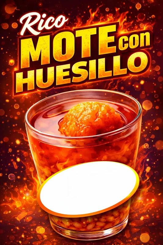 Pendón Colgante Mote Con Huesillo (50 x 100)