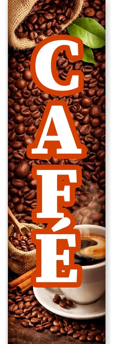 Mini Pendón Colgante Café (20 x 100)