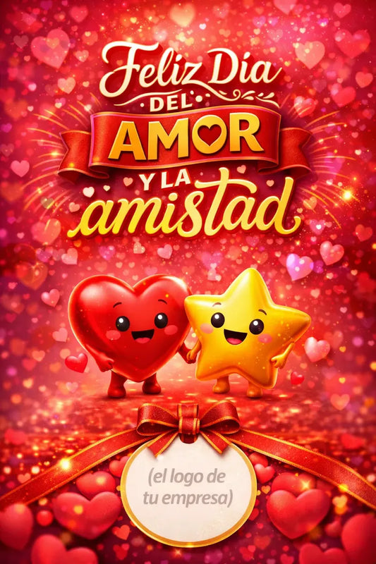Pendón Colgante Día Enamorados (50 x 100)