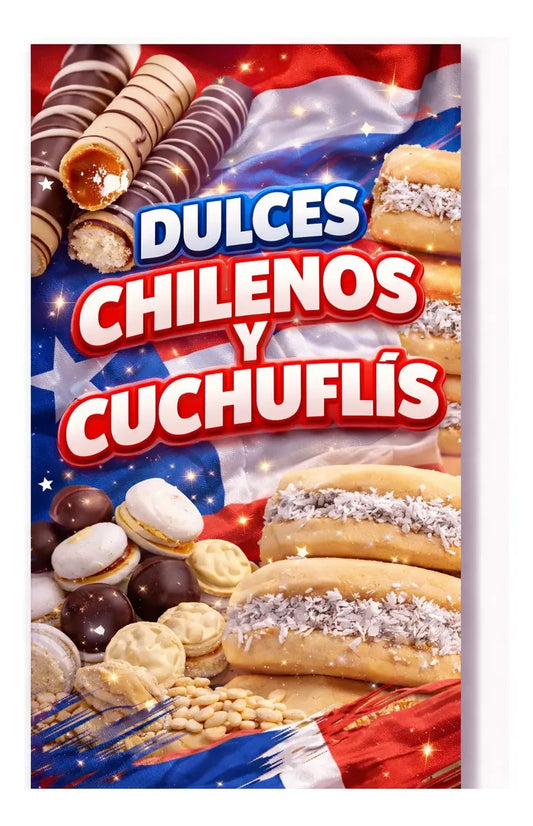 Pendón Colgante Dulces Chilenos Cuchuflís (50 x 100)