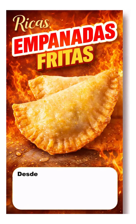 Pendón Colgante Empanadas Fritas (50 x 100)