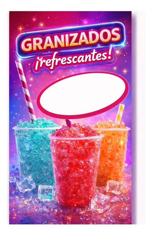 Pendón Colgante Granizados (50 x 100)