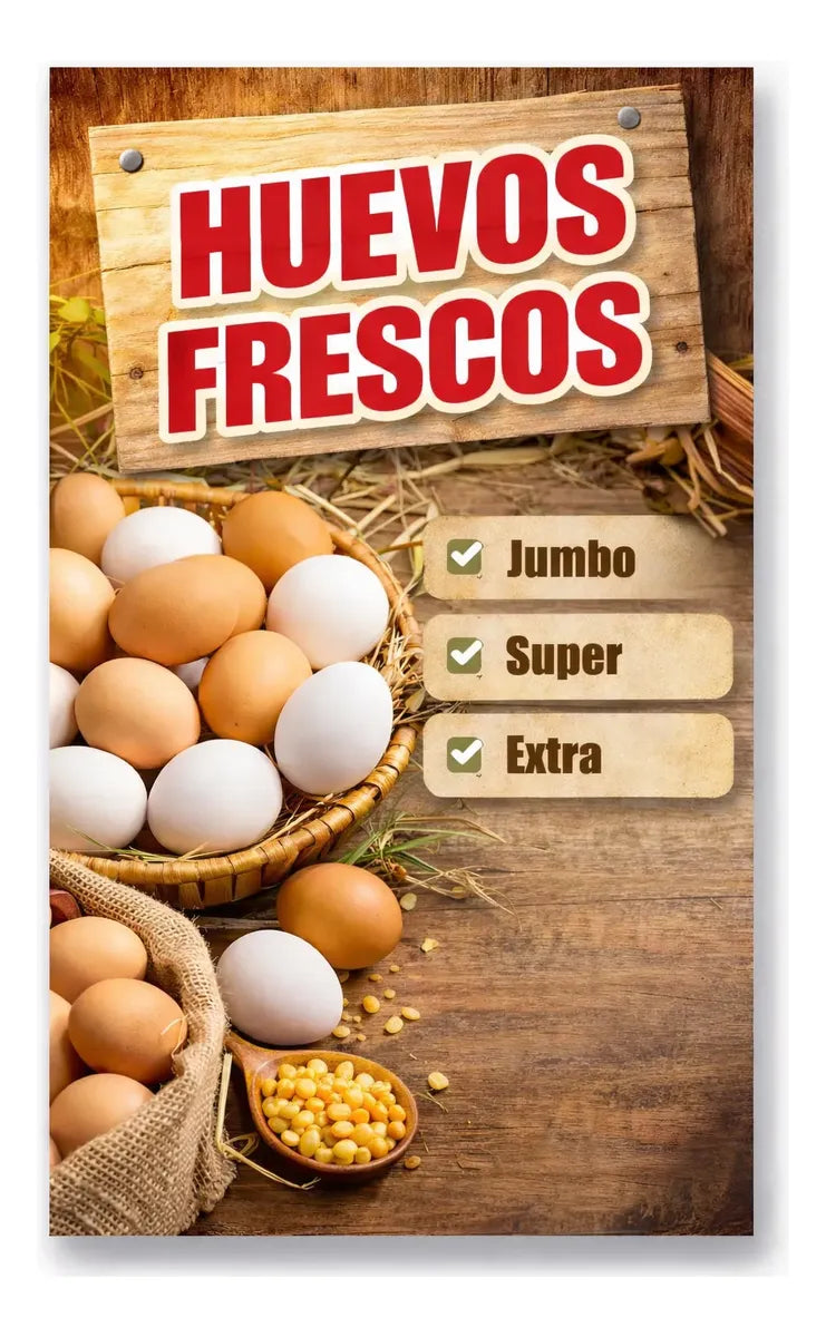 Pendón Colgante Huevos (50 x 100)
