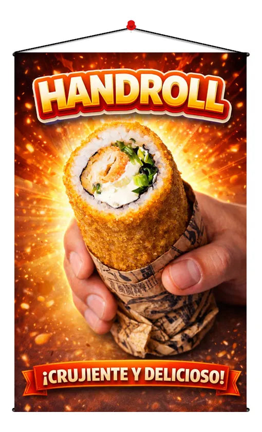 Pendón Colgante Sushi Handroll (35 x 70)