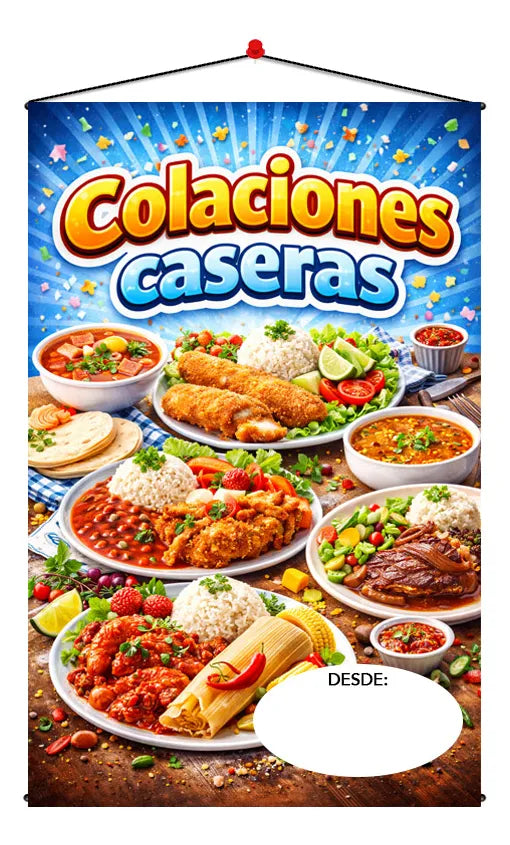 Pendón Colgante Colaciones (35 x 70)
